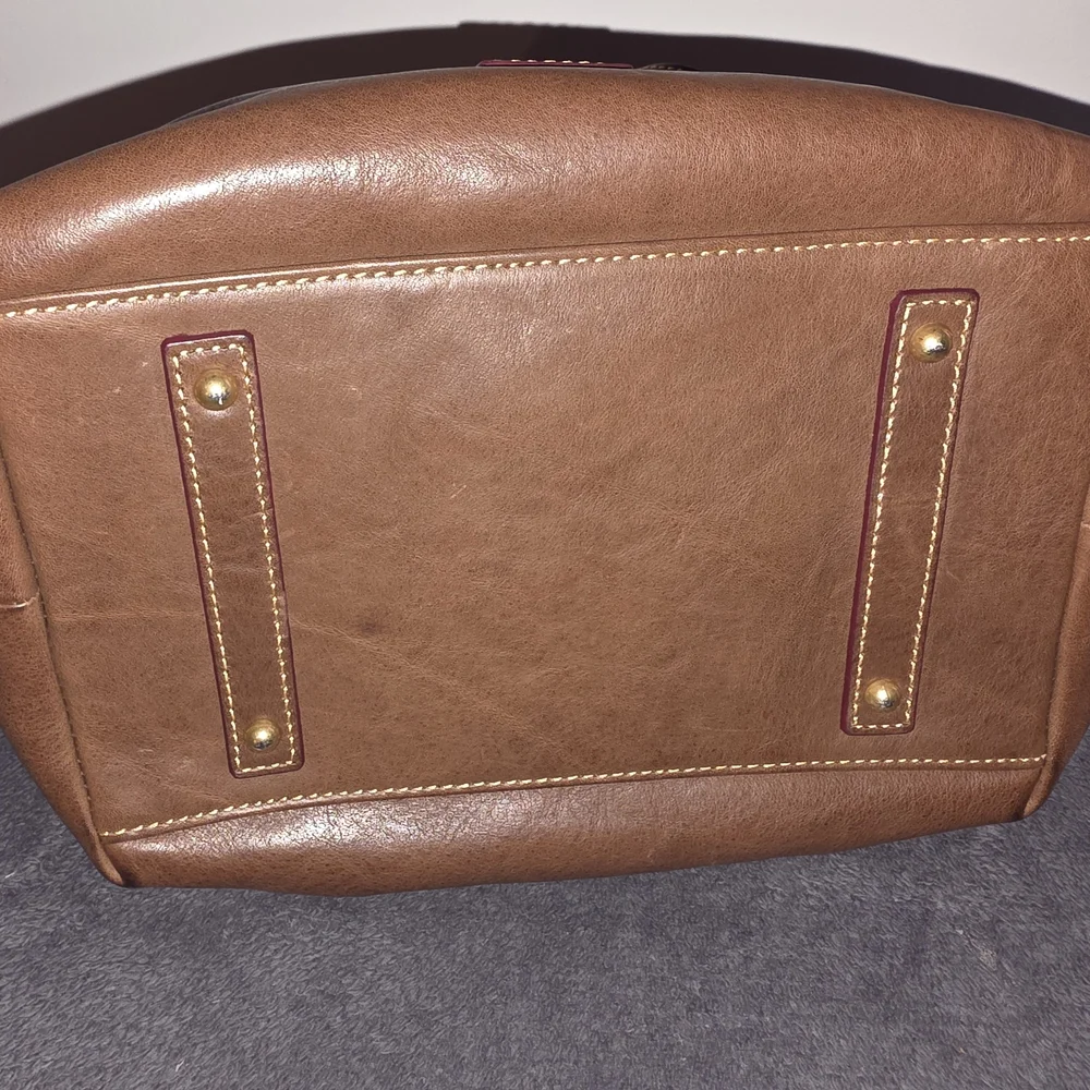 Dooney & Bourke Florentine Leather Buckley Bag – Chocolate Brown (Like New) - Picture 6 of 6